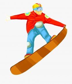 Water Skiing Snowboard Surfing - Cartoon Characters Skiing ...