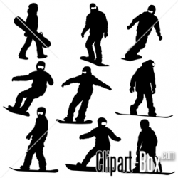 CLIPART SNOWBOARDERS | Snowboarding Theme in 2019 ...