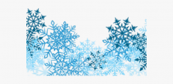 Clipart Black And White Snowflake Banner Clipart - Snowflake ...