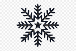 Snowflake Clipart High Resolution - Black Snowflake ...