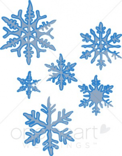 Snowflake cluster clipart 3 » Clipart Portal