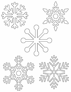 Free Printable Snowflake Templates – Large & Small Stencil ...