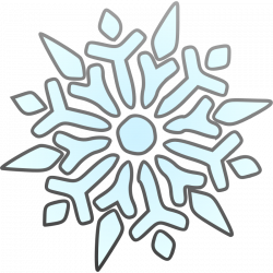 Simple Snowflakes - Clip Art Library
