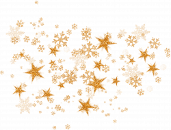 Golden Snowflake png images free download