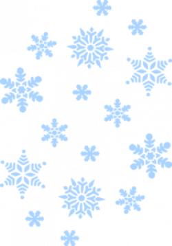 Pale Blue Snowflake Clip Art at Clker.com - vector clip art ...