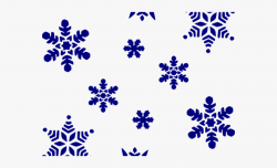 Snowflakes Clipart Navy Blue - Snowflakes Silhouette Clipart ...