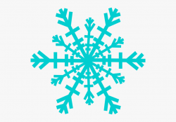 Snowflake Clip Art At Clker - Christmas Sticker Black And ...