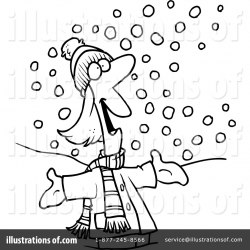 Snowing Clipart #441868 - Illustration by toonaday