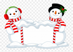Snowman Decor Christmas Two Free Hd Image Clipart (#2764759 ...