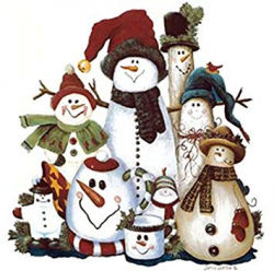 Free Folk art Clipart snowman, Download Free Clip Art on ...