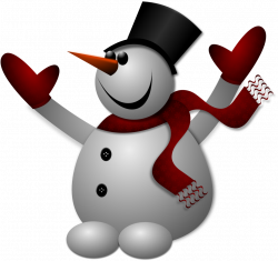 Public Domain Clip Art Image | Happy Snowman 2 | ID: 13930840818886 ...