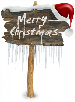 Merry christmas signed clipart