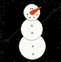 free primitive clip art | primitive snowman clipart - free ...