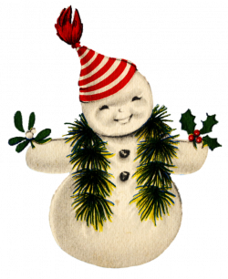28+ Collection of Vintage Snowman Clipart | High quality, free ...