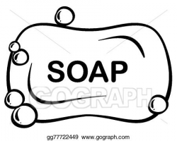 Vector Art - Bar soap. Clipart Drawing gg77722449 - GoGraph