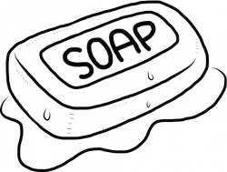 Soap Clipart Black And White - Letters
