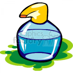 liquid-soap-bottle. Royalty-free clipart # 146955