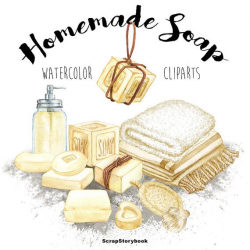 Homemade Soap Cliparts digital printable by Scrapstorybook ...