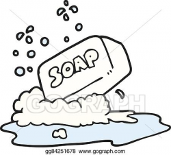 Vector Stock - Cartoon bar of soap. Clipart Illustration ...