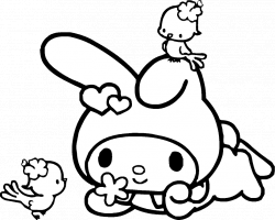 My Melody Coloring Pages | Fantasy Coloring Pages | my melody ...