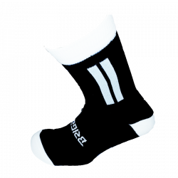 Briga Midi Football Sock (Black / White) - Briga Sports