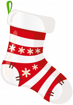 Christmas Stocking White Transparent PNG Clip Art | Gallery ...