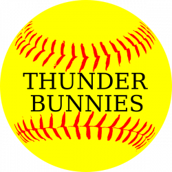 Softball Yellow Thunder Bunnies Clip Art at Clker.com - vector clip ...