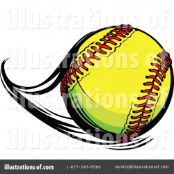 Softball Clipart #1170431 - Illustration by Chromaco