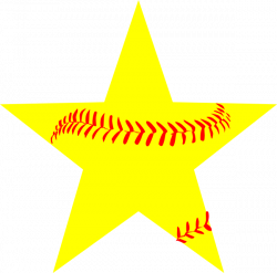 Star Softball Laces Clip Art at Clker.com - vector clip art online ...
