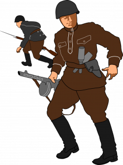Clipart - Soviet soldiers