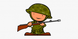 Soldiers Clipart War Hero - Little Cartoon Soldiers #72075 ...