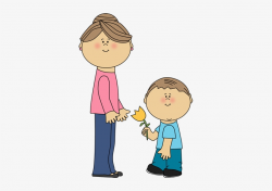 Mother Clipart Png - Happy Mothers Day Son Transparent PNG ...