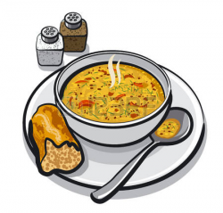 Soup clipart hot meal pencil and in color soup - ClipartPost
