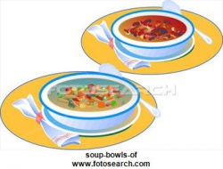 Soup, Bowls of Clip Art | clip art | Clip art, Soup, Art
