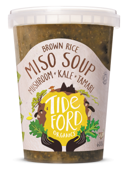 Brown Rice Miso Soup with Mushrooms + Kale + Tamari – Tideford Organics