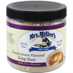 French Onion Flavored Soup Base — Mrs. Miller's Homemade Noodles