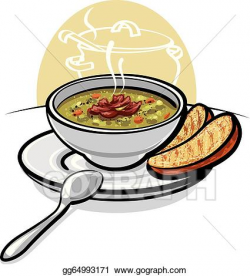 EPS Vector - Pea soup. Stock Clipart Illustration gg64993171 ...