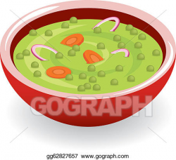 EPS Vector - Pea soup. Stock Clipart Illustration gg62827657 ...