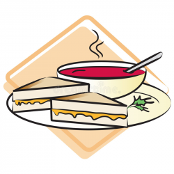 Soup and sandwich clipart 2 » Clipart Station