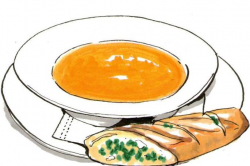 Soup clipart soup bread pencil and in color - ClipartPost