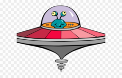 Spaceship Clipart Alian - Cartoon Aliens In Spaceships - Png ...