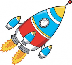Cartoon style rocket - Vector Cartoon free download ...