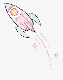 Snapchat Filters Clipart Aesthetic - Pastel Cute Spaceship ...