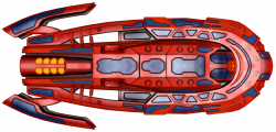 MillionthVector: New Sprite, Red Spaceship