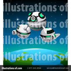 Spaceship Clipart #1470852 - Illustration by Graphics RF