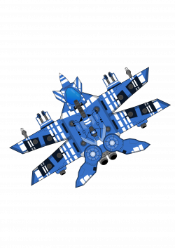 Clipart - Spaceship Blue
