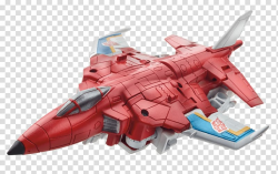 Red and gray plastic plane toy, Red Transformers Plane ...