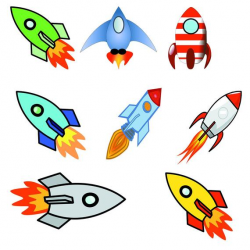 Rockets Clipart, Spaceship Clip Art, Spacecraft PNG, Rocket images, Rocket  ship Images