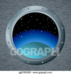 Vector Stock - Window with space. Clipart Illustration ...