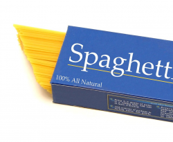 Spaghetti | Free Stock Photo | A box of raw spaghetti ...